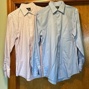 Lot of 2 Stafford Dress Shirts